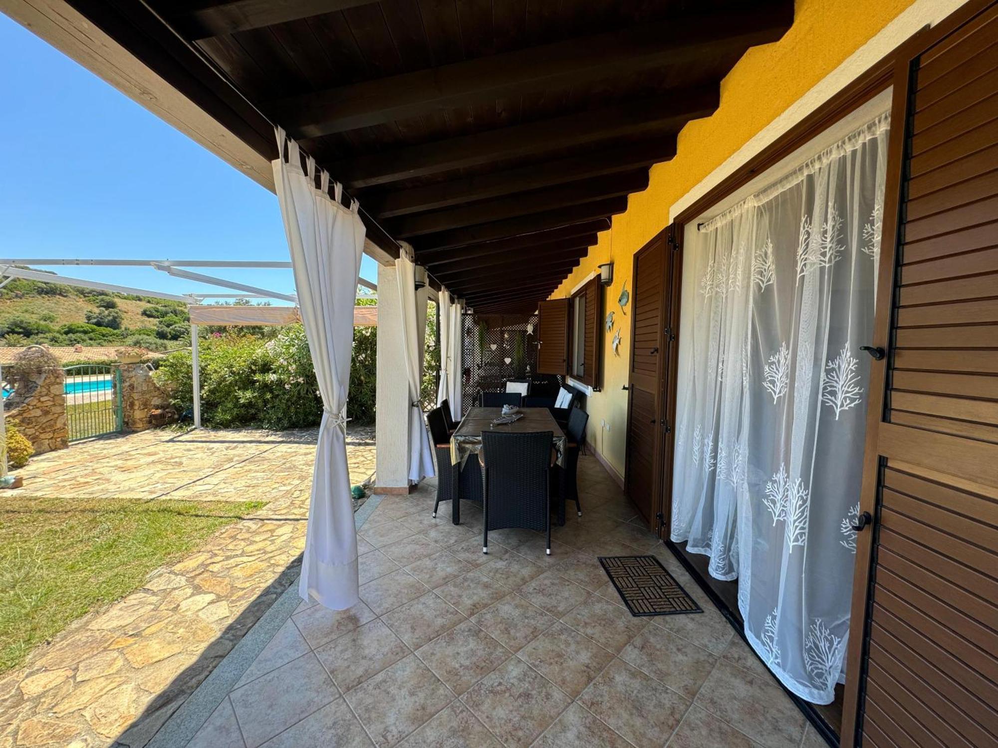 Casa Vacanze Con Piscina E Vista Mare Esclusiva Per Coppie E Famiglie, Relax E Tranquillita Tertenìa Екстериор снимка